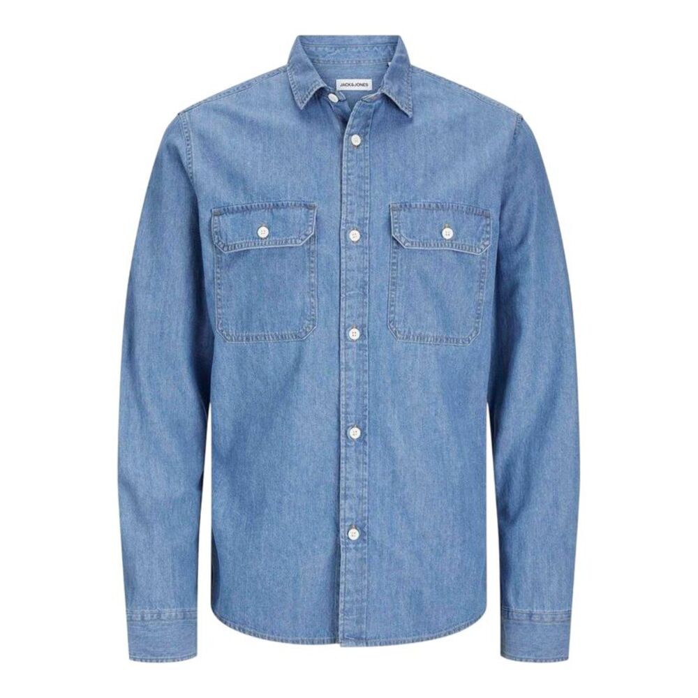 Jack And Jones Mens Denim Shirt / Light Denim Blue